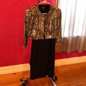 Dress barn leopard print dress